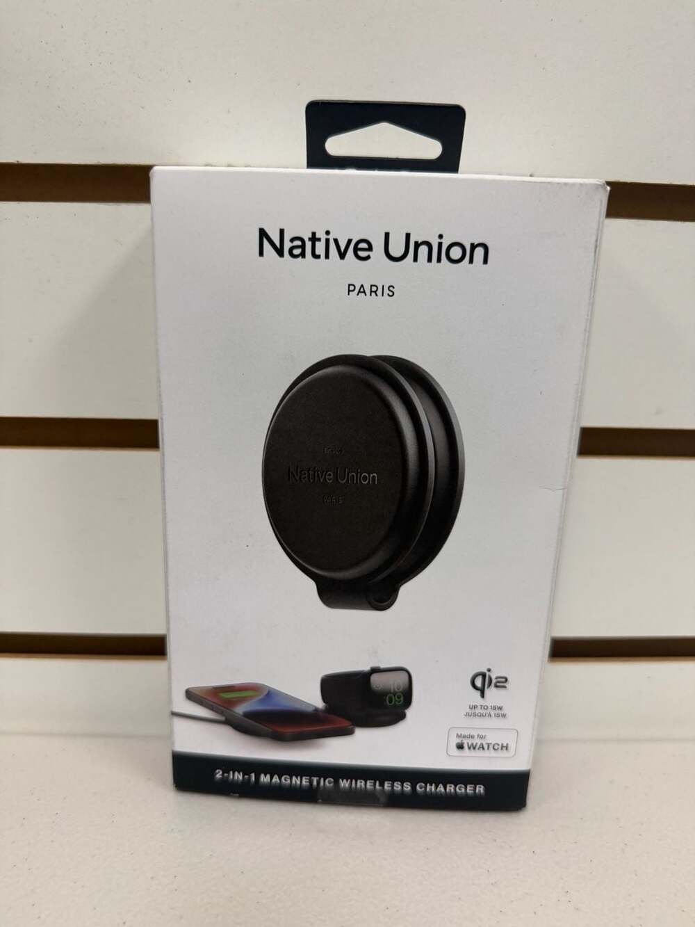 Native Union Voyage 2-in-1 Magnetic Wireless Charger  NEW